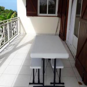 House with 3 bedrooms in VieuxHabitants with wonderful sea view terrace and WiFi 20 km from the beach Guadeloupe